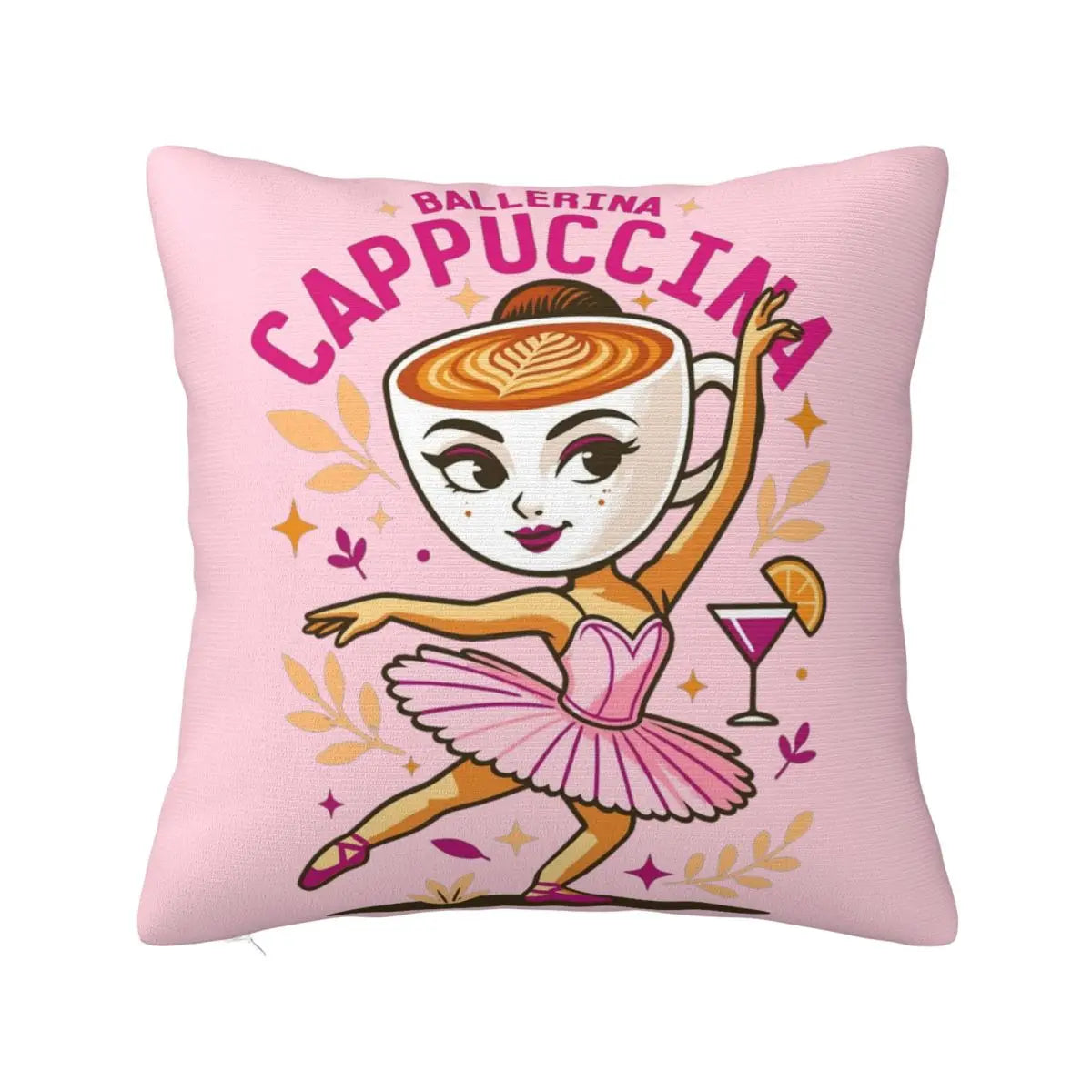 Brainrot Meme Italian Brain Rot Tung Tung Tung Sahu  Pillow Case Cushion Polyester Pillow Cover Morden For Sofa Car Home Decor