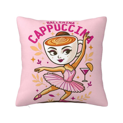 Brainrot Meme Italian Brain Rot Tung Tung Tung Sahu  Pillow Case Cushion Polyester Pillow Cover Morden For Sofa Car Home Decor