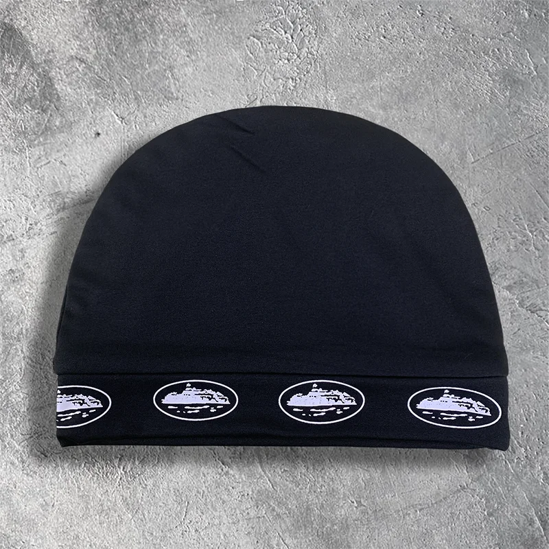 Retro Hip Hop Pullover Hat Fashionable Casual Versatile Men's And Women's Double-Layer Letter Print Cap