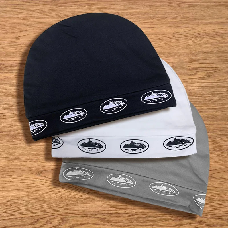 Retro Hip Hop Pullover Hat Fashionable Casual Versatile Men's And Women's Double-Layer Letter Print Cap