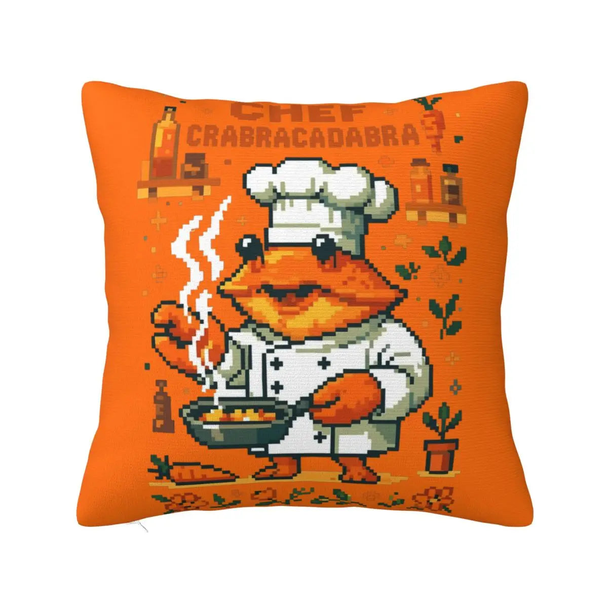 Brainrot Meme Italian Brain Rot Tung Tung Tung Sahu  Pillow Case Cushion Polyester Pillow Cover Morden For Sofa Car Home Decor